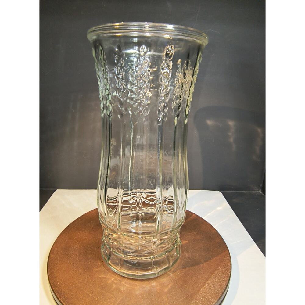 1380.  Glass Vase by E. O. Brody Co.  Wheat Pattern